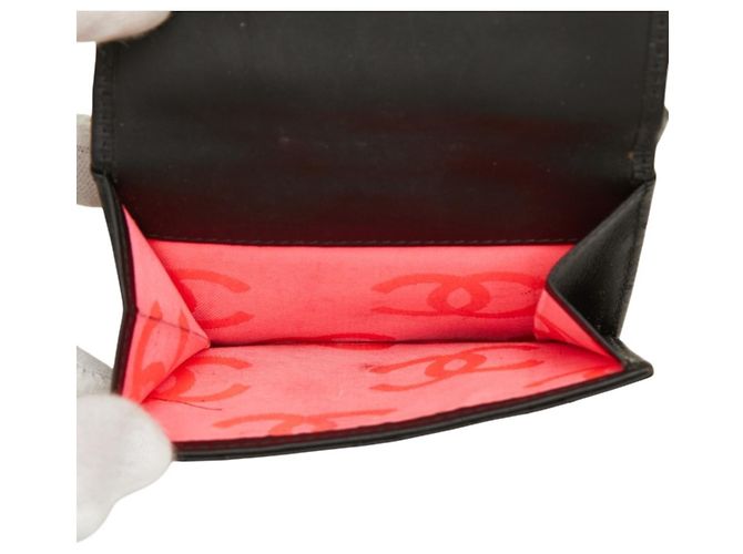 Cartera bi-fold Chanel Matelassé Coco Mark Cambon Negro - vista 11