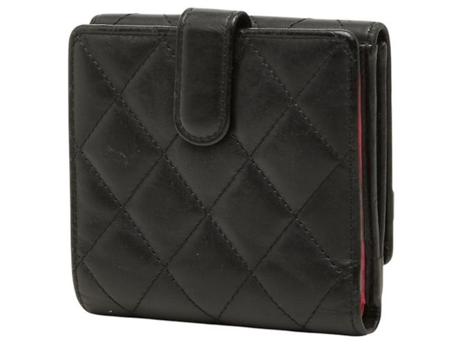Cartera bi-fold Chanel Matelassé Coco Mark Cambon Negro - vista 2