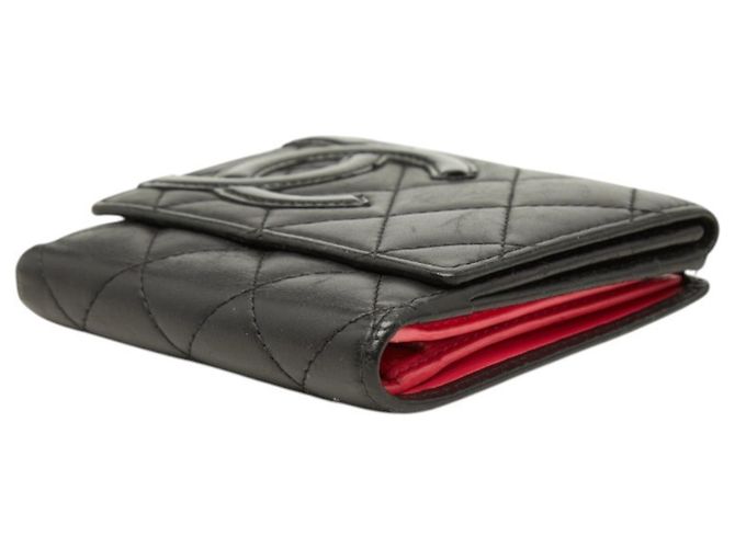 Cartera bi-fold Chanel Matelassé Coco Mark Cambon Negro - vista 4