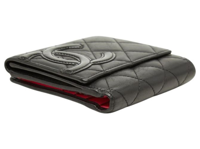 Cartera bi-fold Chanel Matelassé Coco Mark Cambon Negro - vista 5