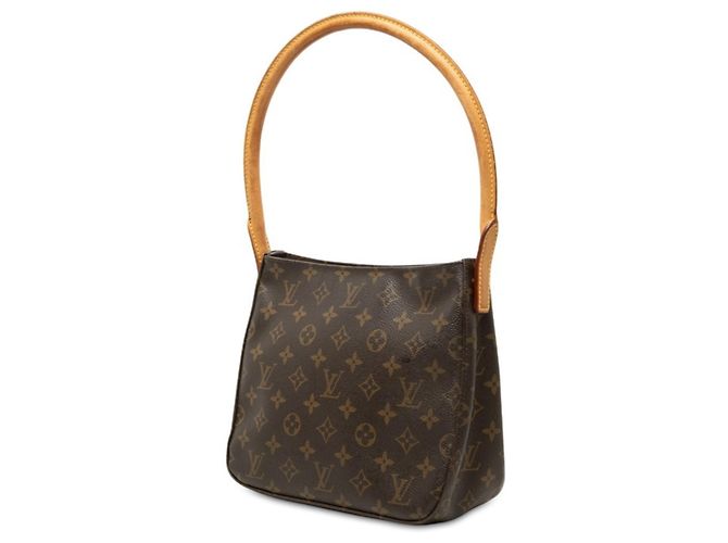 Borsa a tracolla Louis Vuitton Monogram Looping MM Marrone Monogramma - vista 2
