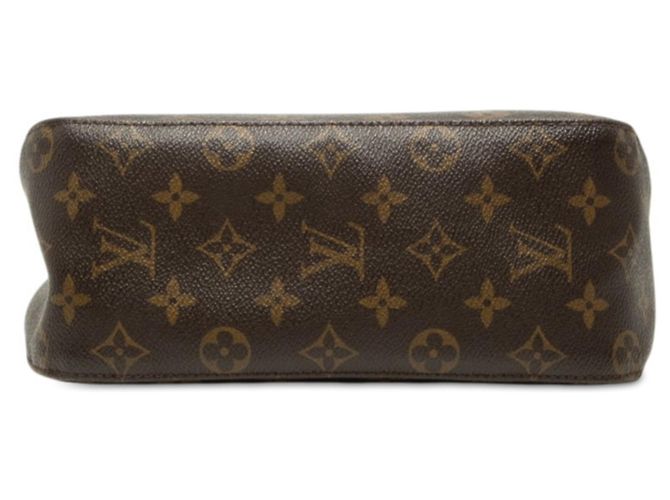 Borsa a tracolla Louis Vuitton Monogram Looping MM Marrone Monogramma - vista 3