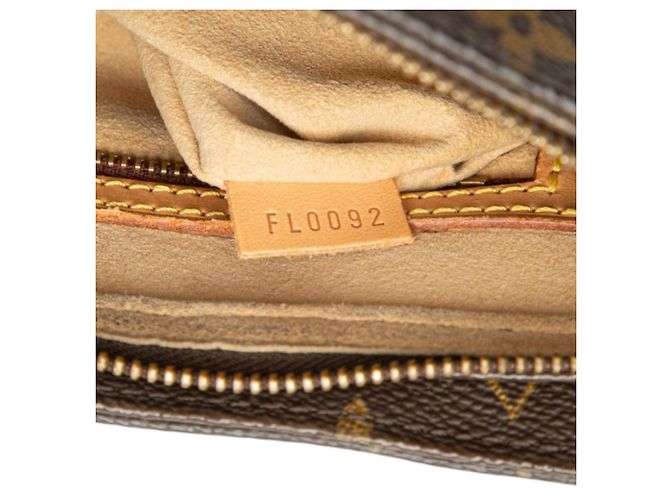 Borsa a tracolla Louis Vuitton Monogram Looping MM Marrone Monogramma - vista 8