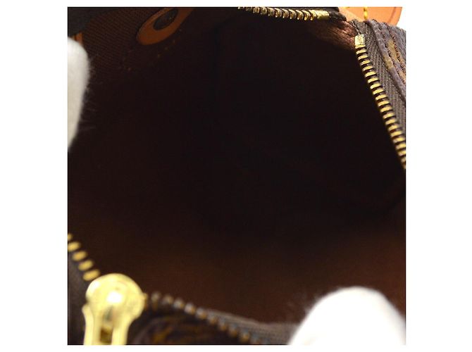 Louis Vuitton Speedy Mini HL Monogram Canvas mini Marrone - vista 3