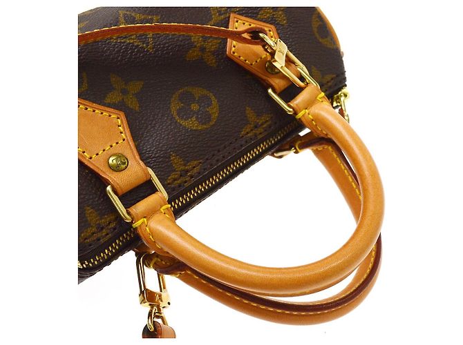 Louis Vuitton Speedy Mini HL Monogram Canvas mini Marrone - vista 6