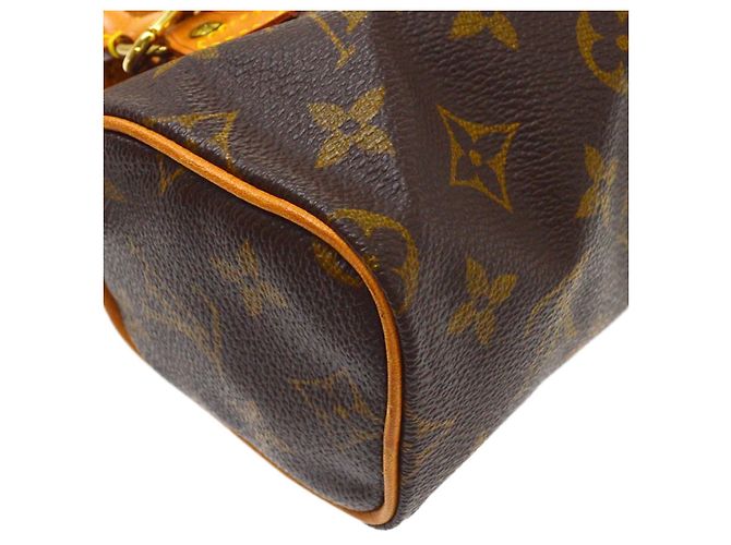 Louis Vuitton Speedy Mini HL Monogram Canvas mini Marrone - vista 7