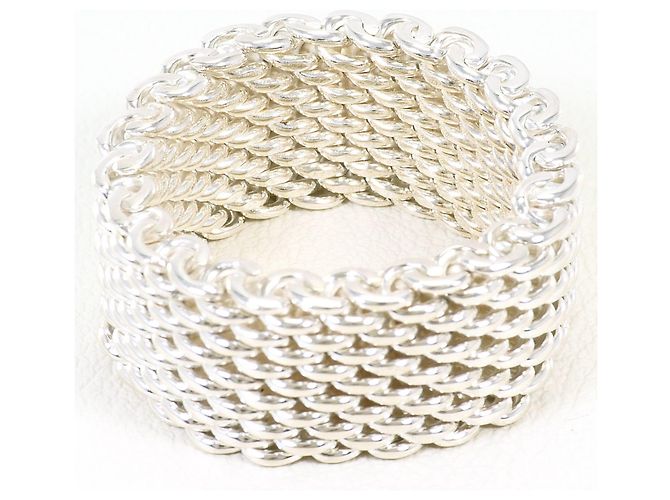 Anello Tiffany & Co. Somerset Mesh in argento - vista 3