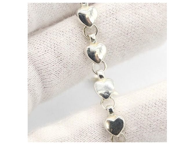 Bracciale con ciondolo cuore Puff di Tiffany & Co. Argento - vista 5