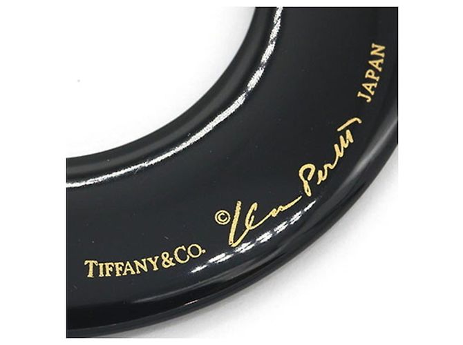 Orecchini Tiffany & Co. Elsa Peretti Sebiana Circle Nero - vista 4