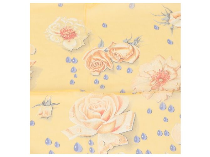 Hermès Foulard Hermes Carre Géant 140 LA ROSEE Arancione - vista 6
