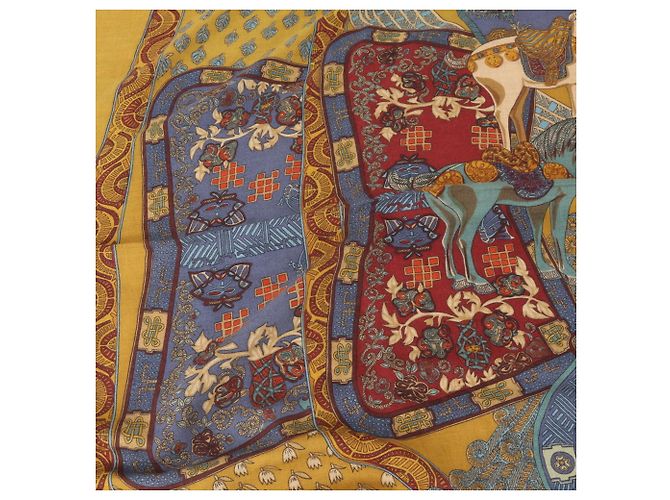 Hermès Hermes Carre Géant 140 ART des STEPPES Schal Mehrfarben - Ansicht 8