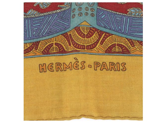 Hermès Hermes Carre Géant 140 ART des STEPPES Schal Mehrfarben - Ansicht 9