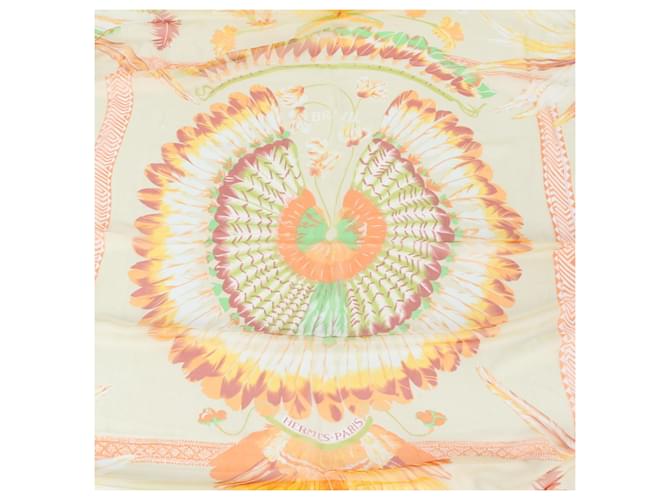 Hermès Hermes Carre Géant 140 Silk Scarf Multicolore - vista 2