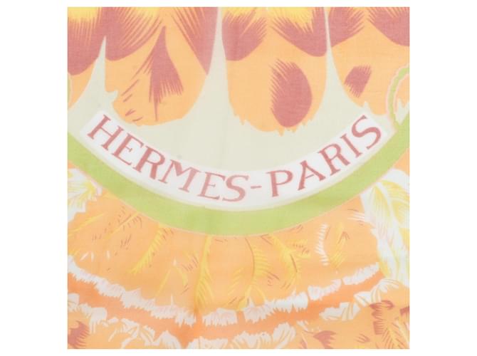 Hermès Hermes Carre Géant 140 Silk Scarf Multicolore - vista 8