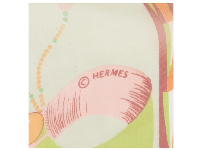 Hermès Hermes Carre Géant 140 Silk Scarf Multicolore - vista 9