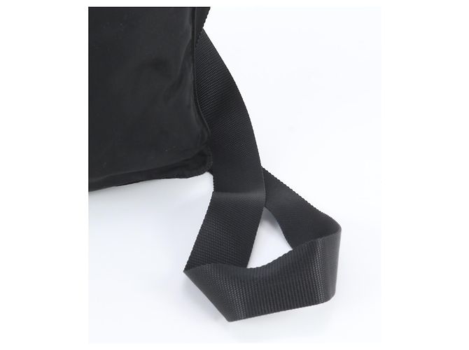Bolsa Messenger Prada em nylon Tessuto com logo triangular Preto - vista 2