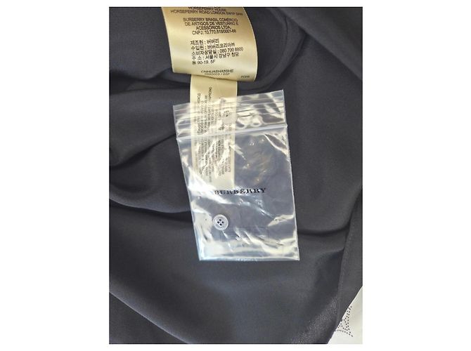 Burberry Brit Seidenkleid Camouflage Grün Grau - Ansicht 11