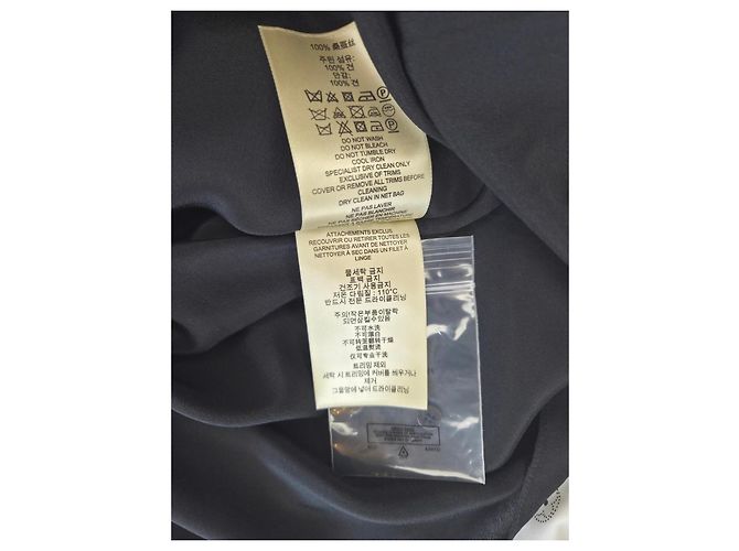 Burberry Brit Seidenkleid Camouflage Grün Grau - Ansicht 9