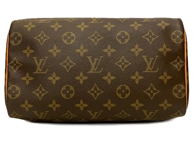 Borsa Louis Vuitton Speedy 25 Marrone Monogramma - vista 3