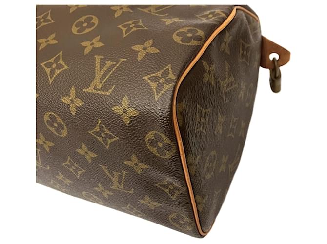 Borsa Louis Vuitton Speedy 25 Marrone Monogramma - vista 7