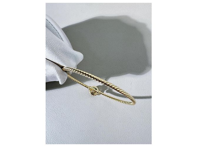 Bracciale David Yurman Cablespira in Oro 18K e Rubino D'oro - vista 8