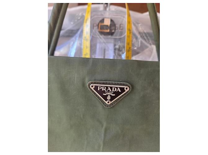 Prada Borsa Re-Nylon Verde - vista 2