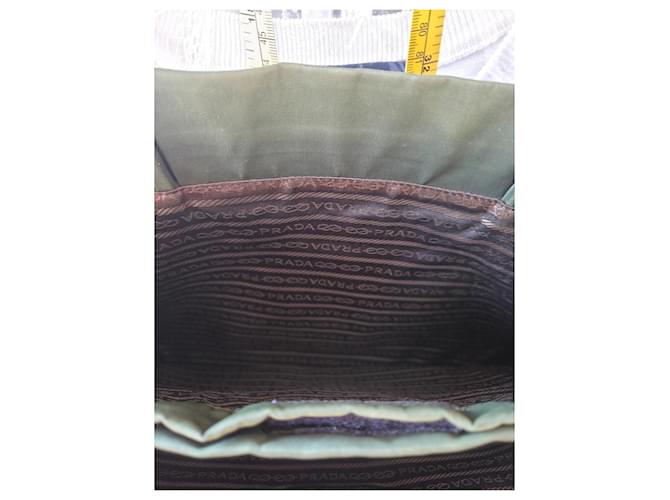 Prada Borsa Re-Nylon Verde - vista 7