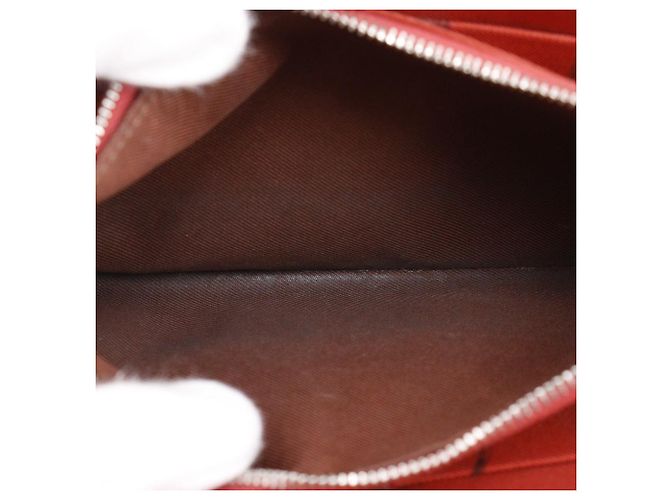 Cartera larga Hermès Azap Silk'in Long Epsom Roja - vista 16