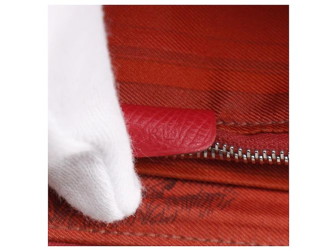 Cartera larga Hermès Azap Silk'in Long Epsom Roja - vista 17