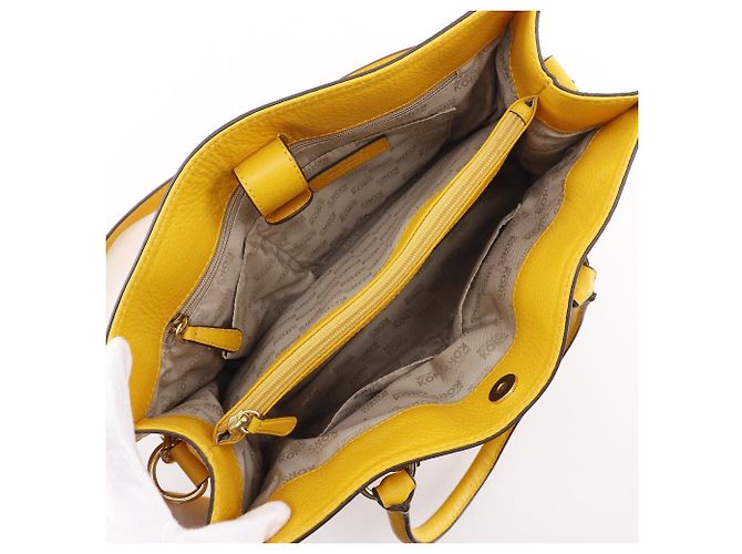 Borsa a tracolla 2way Michael Kors Borsa a mano in pelle Giallo - vista 6