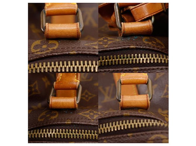 Borsa Boston Louis Vuitton Keepall Monogram Marrone - vista 14