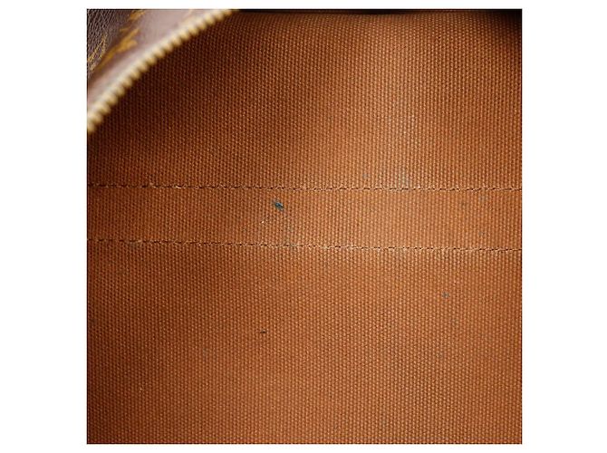 Borsa Boston Louis Vuitton Keepall Monogram Marrone - vista 18