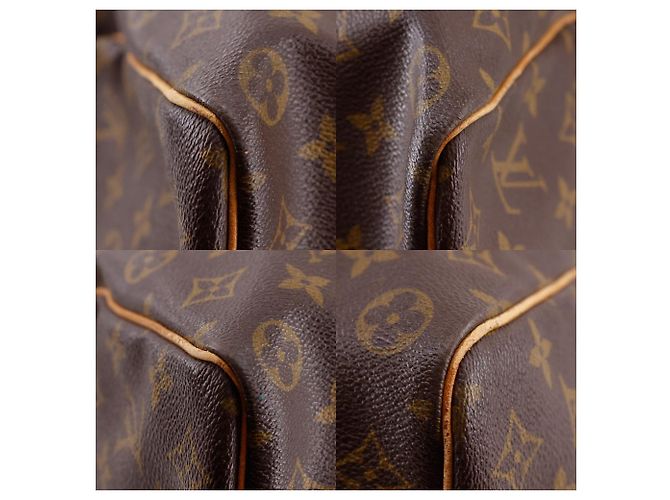 Borsa Boston Louis Vuitton Keepall Monogram Marrone - vista 4