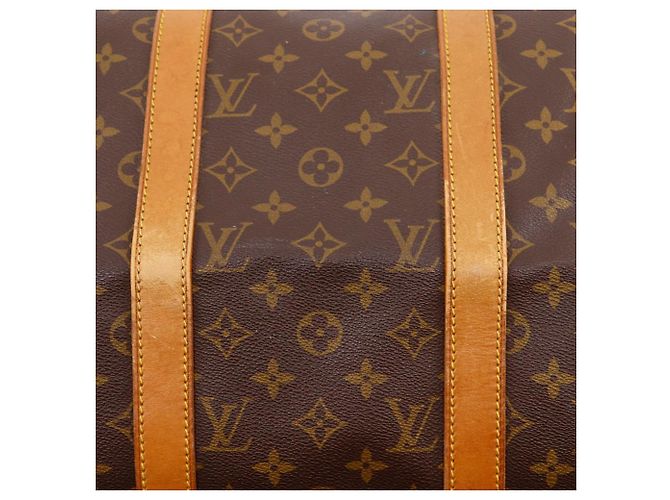 Borsa Boston Louis Vuitton Keepall Monogram Marrone - vista 9