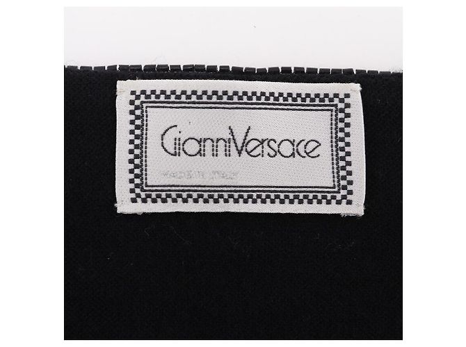 Versace Bijou Cross Wollpullover Schwarz - Ansicht 8