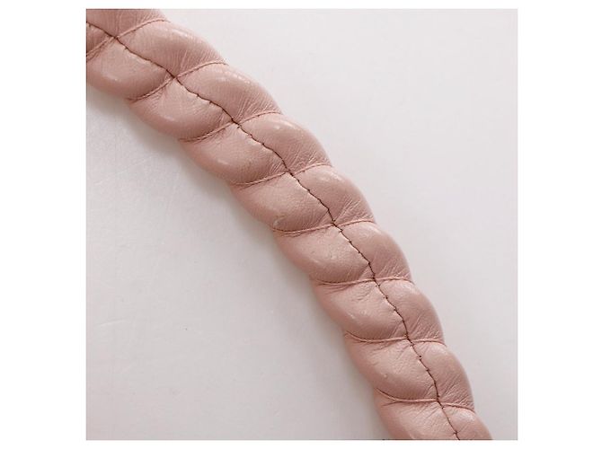 Borsa a tracolla 2 vie Louis Vuitton Babylon Chain BB Monogram Mahina Rosa - vista 12