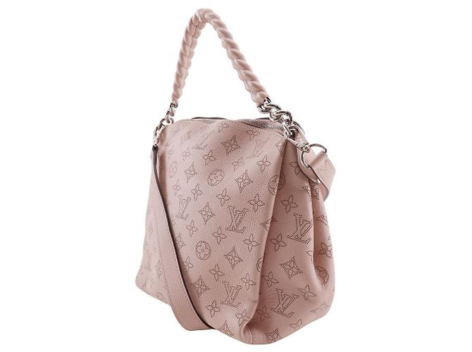 Borsa a tracolla 2 vie Louis Vuitton Babylon Chain BB Monogram Mahina Rosa - vista 2