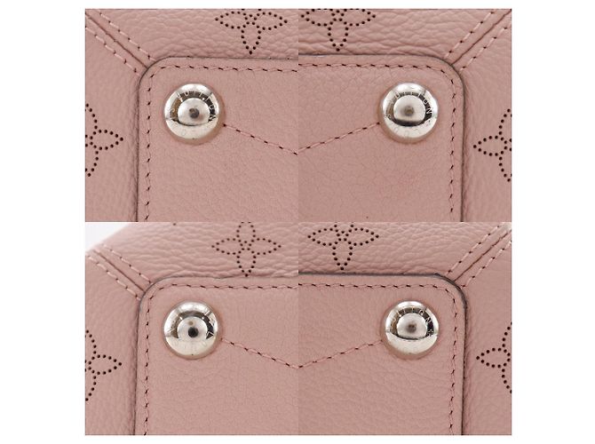 Borsa a tracolla 2 vie Louis Vuitton Babylon Chain BB Monogram Mahina Rosa - vista 8