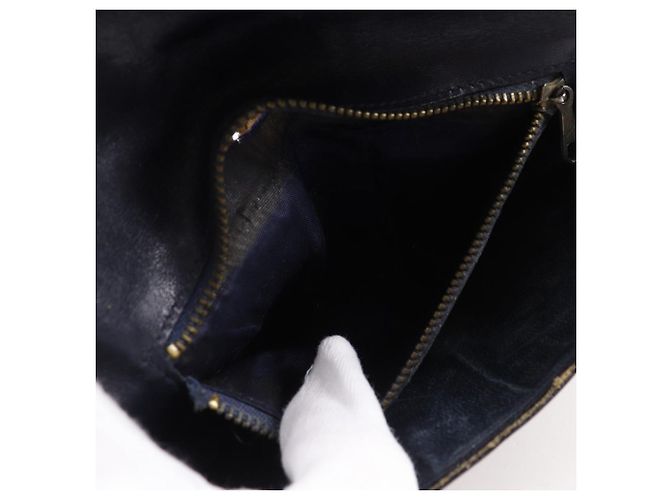 Pochette Gucci GG Supreme Canvas Bleu - vue 6