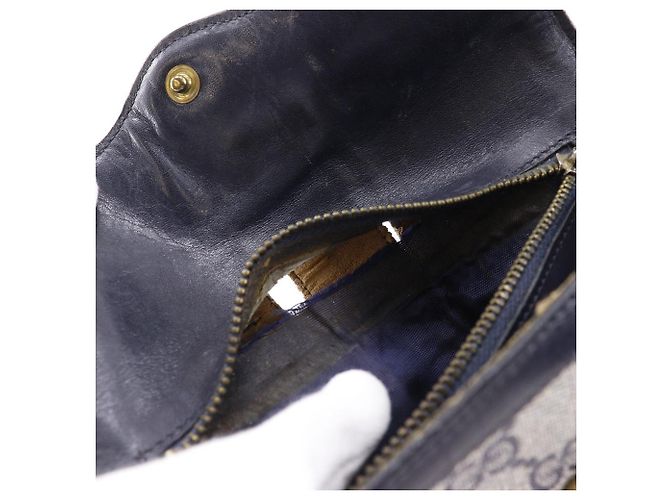 Pochette Gucci GG Supreme Canvas Bleu - vue 7