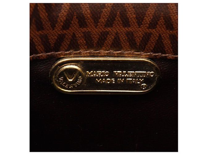 Borsa a pochette Mario Valentino V Logo PVC Marrone - vista 14