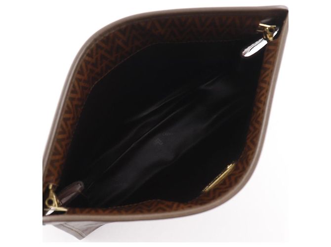 Borsa a pochette Mario Valentino V Logo PVC Marrone - vista 5