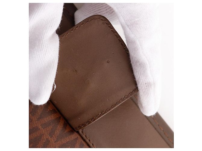 Borsa a pochette Mario Valentino V Logo PVC Marrone - vista 7