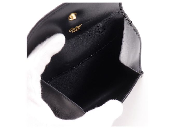 Pochette cintura Cartier Panthère in vitello Nero - vista 12