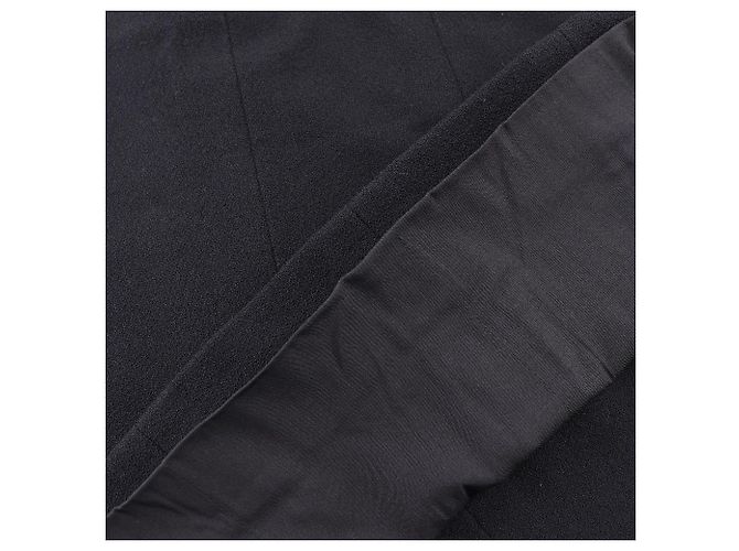 Falda de lana Chanel Coco Mark Negro - vista 7