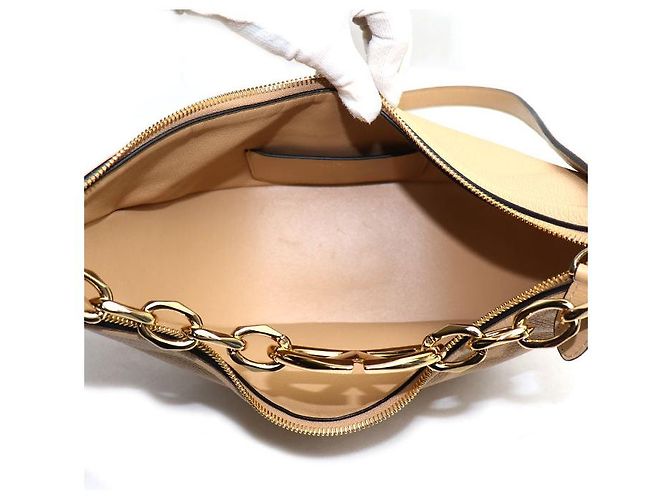 Borsa a tracolla 2 vie in pelle VLogo Valentino Garavani Beige - vista 4