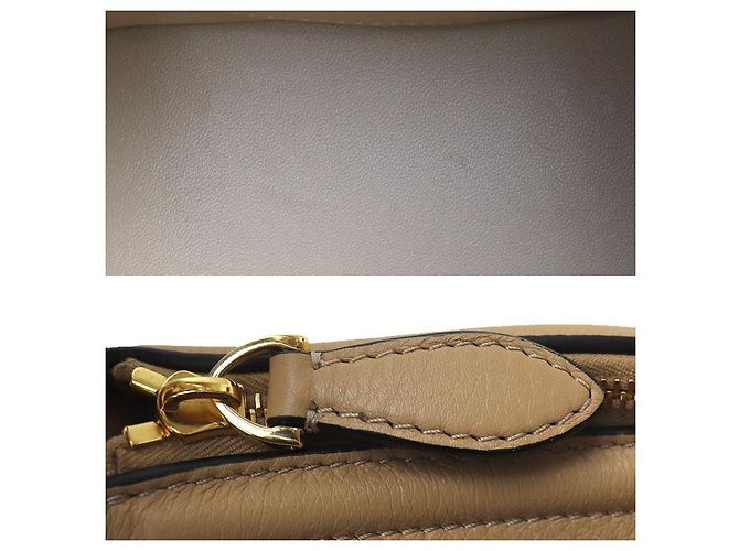 Borsa a tracolla 2 vie in pelle VLogo Valentino Garavani Beige - vista 5