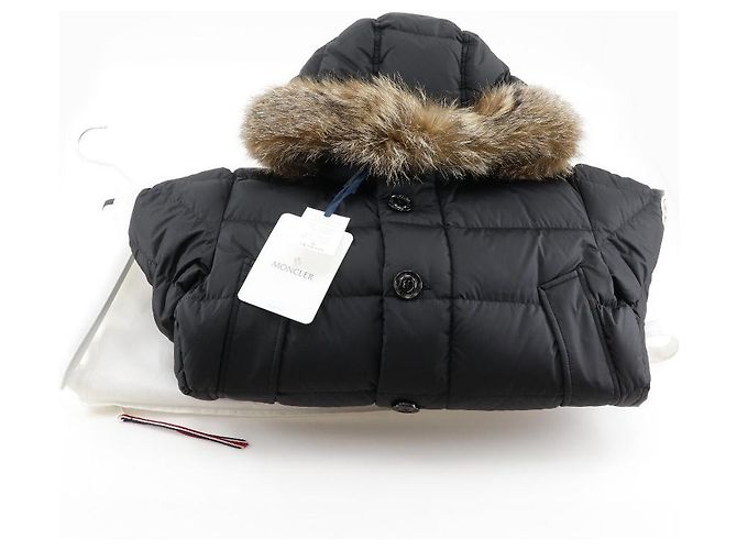 Moncler CLUNY GIUBBOTTO Chaqueta de Plumas de Nylon Negro - vista 13