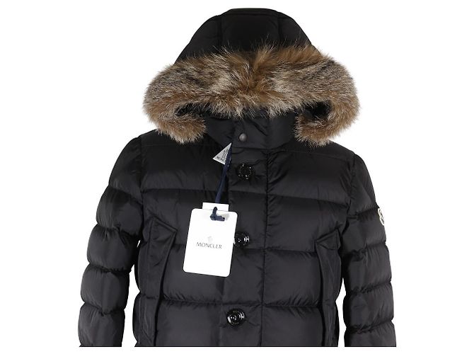 Moncler CLUNY GIUBBOTTO Chaqueta de Plumas de Nylon Negro - vista 2