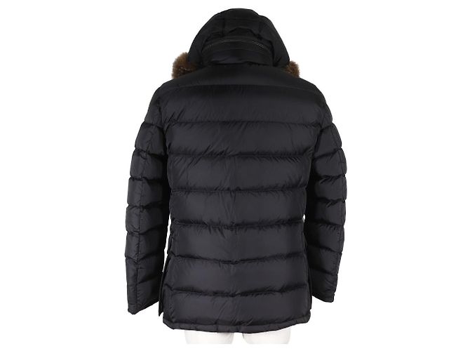 Moncler CLUNY GIUBBOTTO Chaqueta de Plumas de Nylon Negro - vista 3